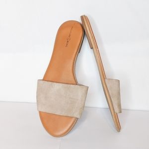 Treasure & Bond leather tan suede sandals